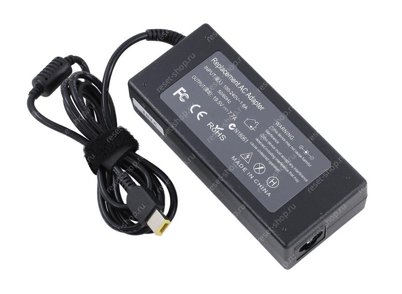 Блок питания для ноутбука Lenovo 19.5V/7.7A (прямоугольный штекер с иглой) 150 Вт