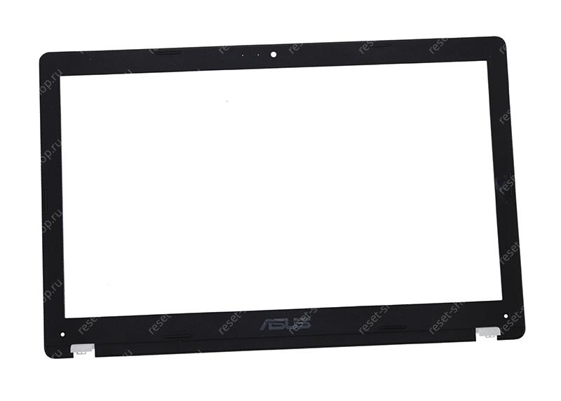 Корпус ASUS X551CA часть B (рамка) черный с белыми заглушками шарниров