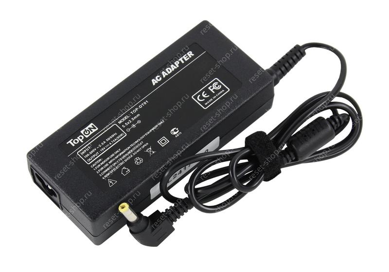 Блок питания для ноутбука ASUS 19V/4.74A (5.5x2.5) TopON