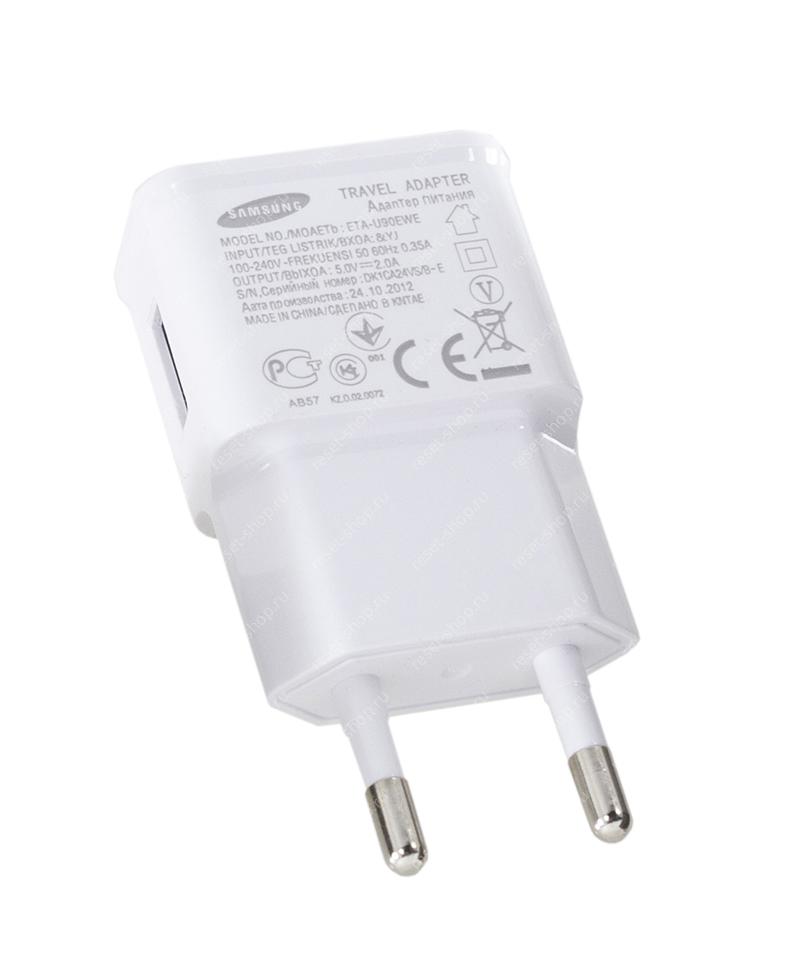 Блок питания для планшета SAMSUNG 5V/2A Tablet - USB без кабеля синхронизации