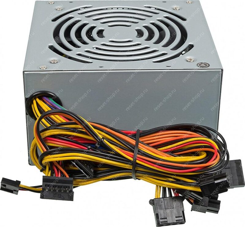 Блок питания 500Вт WINDMASTER ECO ATX 120 мм вентилятор, 3xSATA, 2xMolex, 4 pin CPU, 6 pin PCI-E
