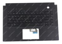 Клавиатура для ноутбука Б/У ASUS GU502GV топкейс черный, клавиши черные, без тачпада