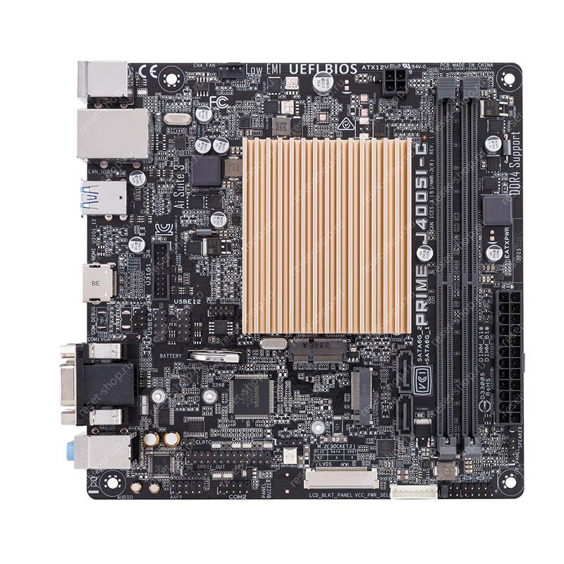 Мат Плата Socket BGA1090 ASUS PRIME J4005I-C процессор Intel Celeron J4005