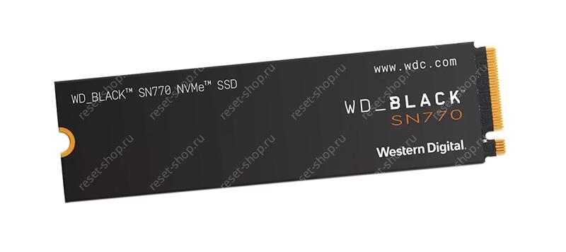 SSD накопитель 500Гб (M.2 2280 NVMe) WD Black SN770 WDS500G3X0E (чипы 3D TLC)