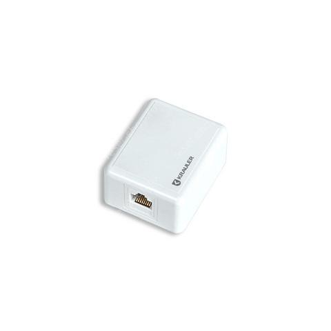 Розетка коммутационная настенная KRAULER 110IDC cat.5e UTP 1порт RJ45(8P8C)