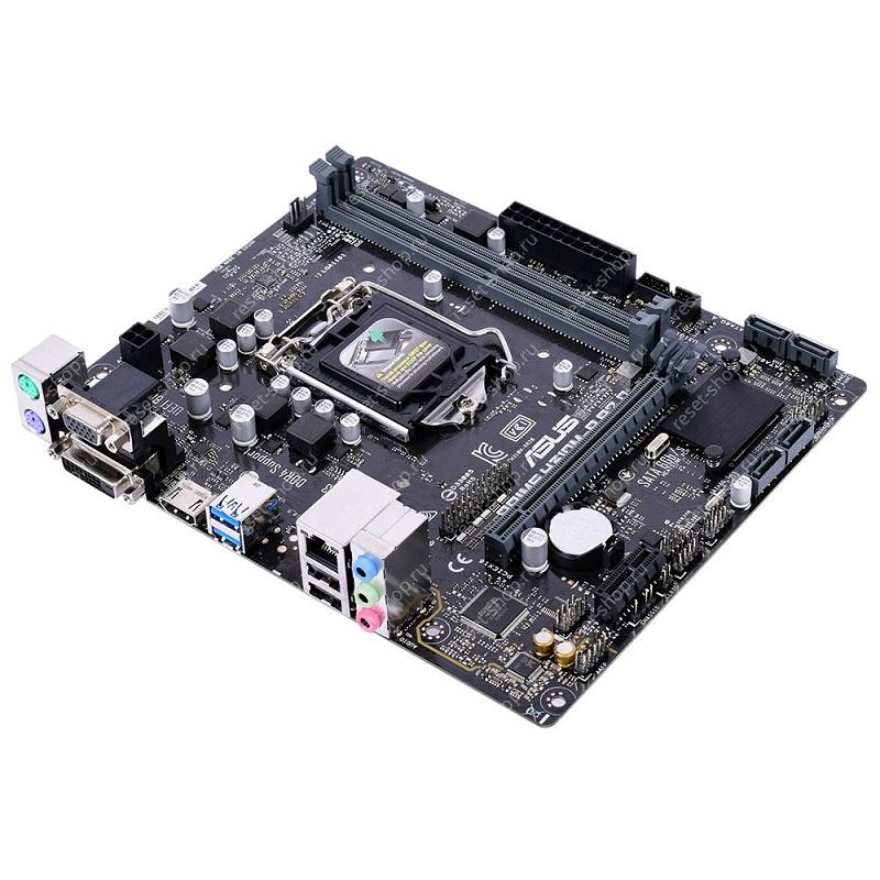 Сист.плата Б/У s1151 ASUS PRIME H310M-R R2.0.2xDDR4, 4xUSB, 4xSATA, PCIE-16, DVI-D, VGA, mATX