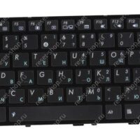 Клавиатура для ноутбука ASUS EEE PC 1005 черная с рамкой