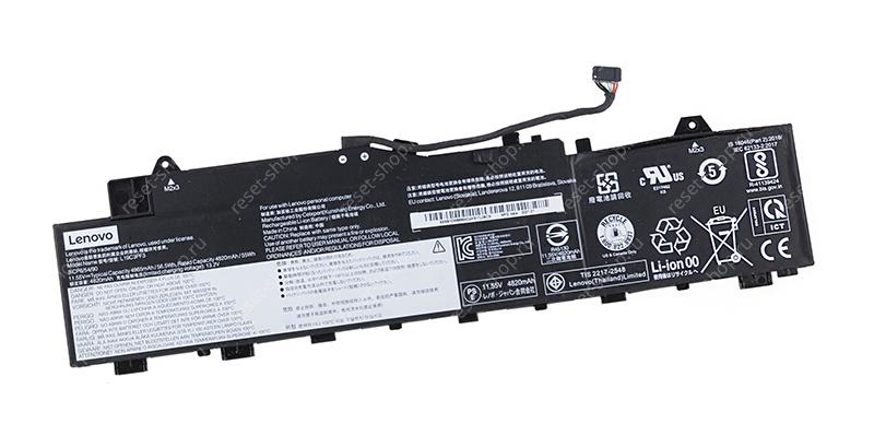 АКБ для ноутбука Б/У Lenovo (L19C3PF3) / 11.55V, 4820mAh / Ideapad 5-14ARE05 черная