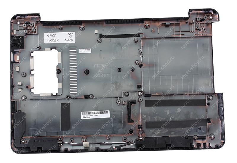 Корпус ASUS X555BA часть D (Нижняя часть) черный