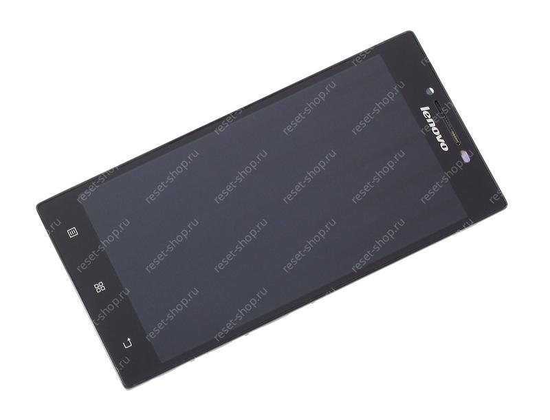 Модуль для смартфона 5" Lenovo P70 черный ORIGINAL с рамкой