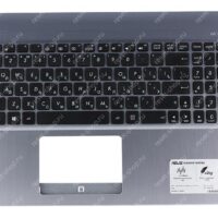 Клавиатура для ноутбука Б/У ASUS X540LJ топкейс синий, клавиши черные, без тачпада