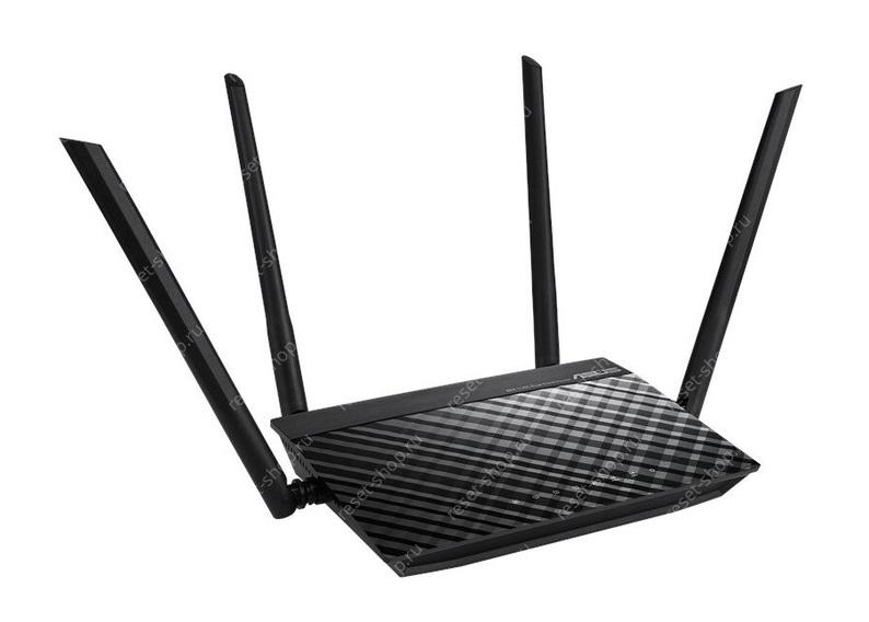 WiFi-маршрутизатор Б/У ASUS RT-AC51 / WiFi 2.4ГГц/5ГГц 802.11a/b/g/n/ac, 4 порта 100Мб/сек