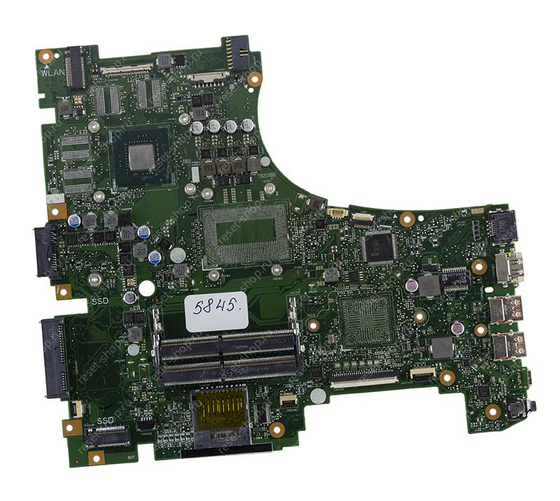 Мат.плата ASUS GL533VD rev. 2.0 неисправная на запчасти ДОНОР (видеочип N17P-G0-A1)
