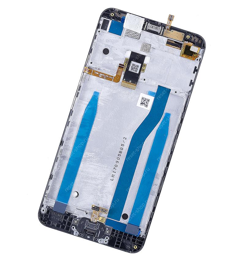 Модуль для смартфона 5.2" ASUS ZenFone 3s Max ZC521TL черный ORIGINAL с рамкой