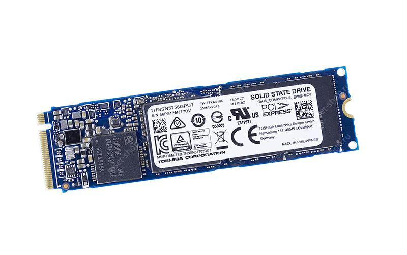 SSD накопитель 256Гб (M.2 2280 NVMe) Toshiba THNSN5256GPU7 (чипы MLC) OEM