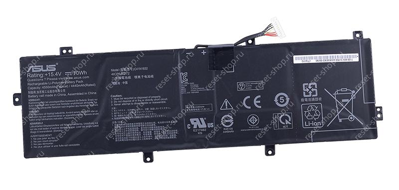 АКБ для ноутбука ASUS (C41N1832) ORIGINAL / 15.4V, 4550mAh / P3540FB черная