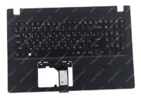 Клавиатура для ноутбука Acer Aspire 3 A315-21 топкейс черный, клавиши черные, без тачпада / УЦЕНКА