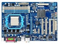 Сист.плата Б/У sAM3 GIGABYTE GA-M52LT-D3: 4xDDR3, 4xUSB, 2xSATA, 1xLPT, 1xCOM, ATX/ ДЕФЕКТ