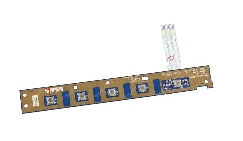 Плата кнопок включения Б/У Toshiba L500 Rev 1.1