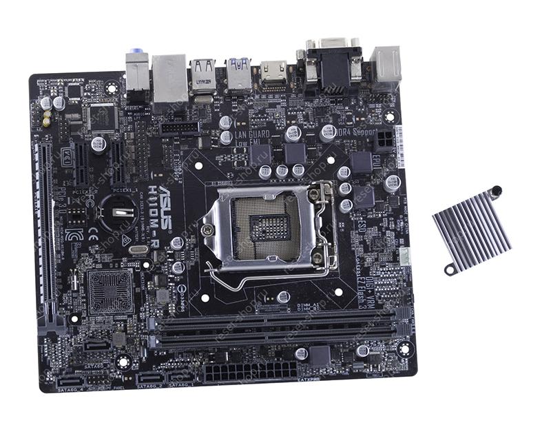 Мат.плата ASUS H110M-R REV. 1.01 неисправная на запчасти ДОНОР