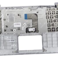 Клавиатура для ноутбука Б/У ASUS E406MA топкейс сиреневый, клавиши черные