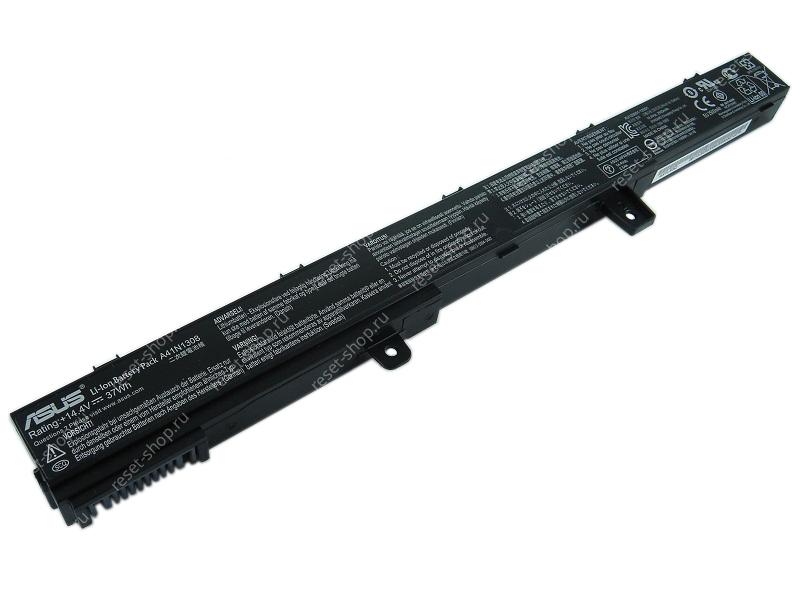 АКБ для ноутбука ASUS (A41N1308) ORIGINAL / 14.4V, 2500mAh / A41, X451, X551 черная