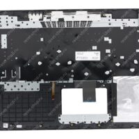 Клавиатура для ноутбука ASUS FX705DY топкейс черный, клавиши черные с подсветкой 8 pin