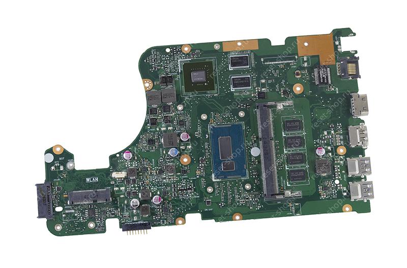 Мат.плата ASUS X555LD rev. 2.0 неисправная на запчасти ДОНОР