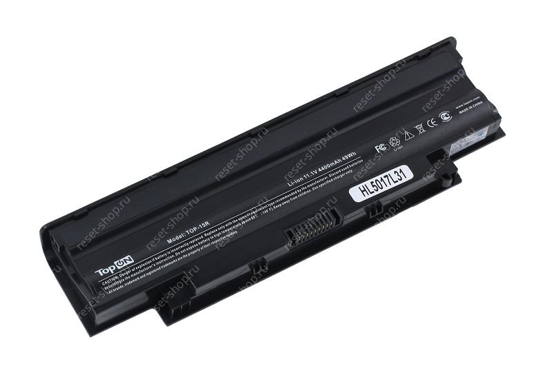 АКБ для ноутбука Dell (J1KND) TopON / 11.1V, 4400mAh / Inspiron 14R, 15R, M5010, N5110