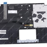 Клавиатура для ноутбука ASUS F570ZD топкейс черный, клавиши черные с подсветкой