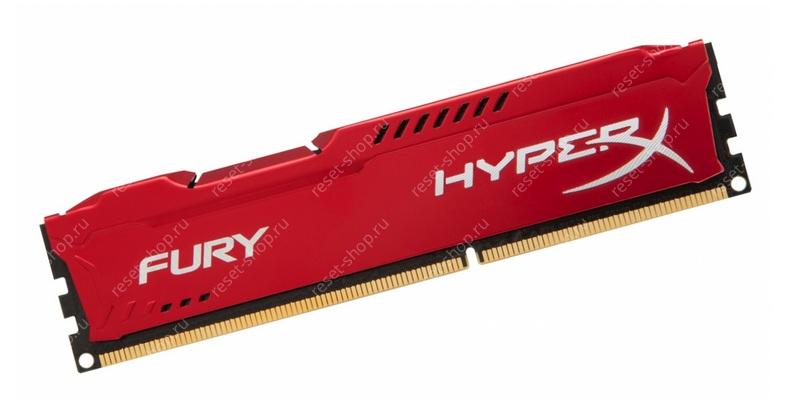 Память Б/У DDR3 8Гб 1600МГц Kingston HyperX FURY / HX316C10FRK2/16