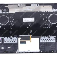 Клавиатура для ноутбука ASUS GU502DU топкейс черный, клавиши черные с подсветкой