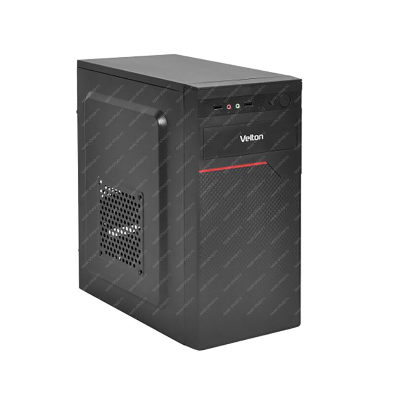 Корпус Velton 7003A Mini-Tower mATX черный с блоком питания 450Вт
