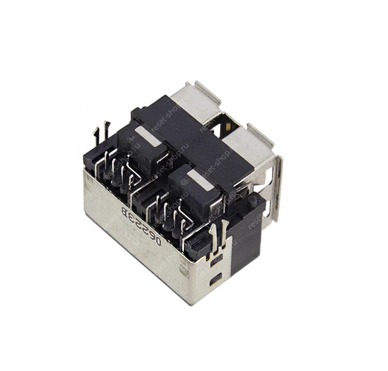 Разъем USB 001 сдвоенный вертикально