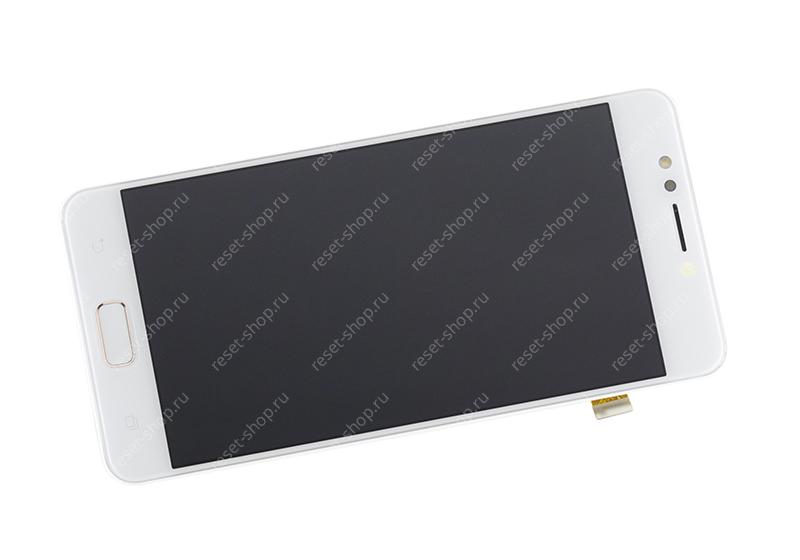 Модуль для смартфона 5.2" ASUS ZenFone 4 Max ZC520KL белый ORIGINAL (розовая крышка)