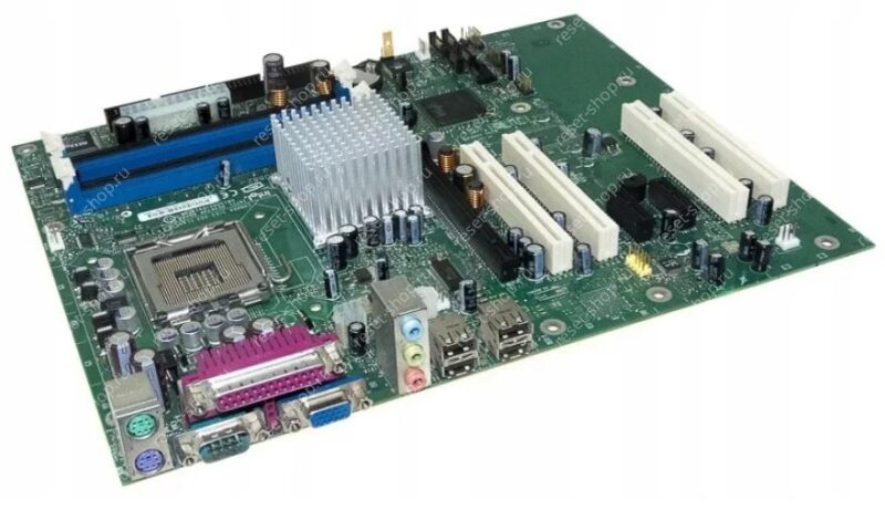 Сист.плата Б/У s775 INTEL D915GAV 4xDDR1, 4xUSB, 4xSATA, 1xPCI-E x16, 1xCOM, 1xLPT, 1xVGA, ATX