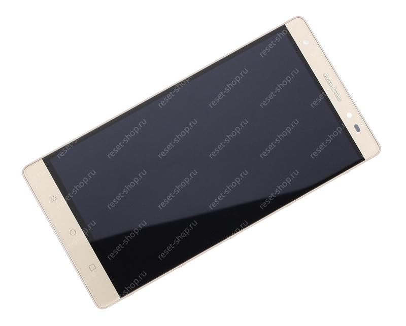 Модуль для смартфона 6.4" Lenovo Phab2 PB2-670M золотистый ORIGINAL с рамкой