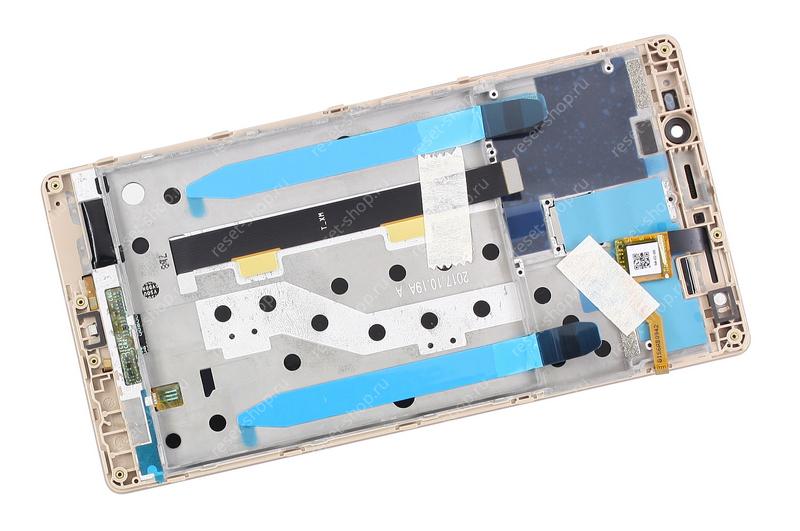 Модуль для смартфона 6.4" Lenovo Phab2 PB2-670M золотистый ORIGINAL с рамкой