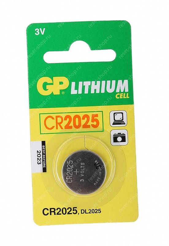 Батарея для мат.платы GP CR2025 1шт