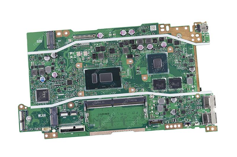 Материнская плата ноутбука ASUS X509UB (процессор Pentium 4417U, GF MX110 2Гб)