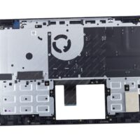 Клавиатура для ноутбука ASUS L1500CDA топкейс черный, клавиши черные