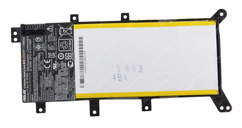 АКБ для ноутбука ASUS (C21N1347) ORIGINAL / 7.6V, 5000mAh / X555LA X555MA черная