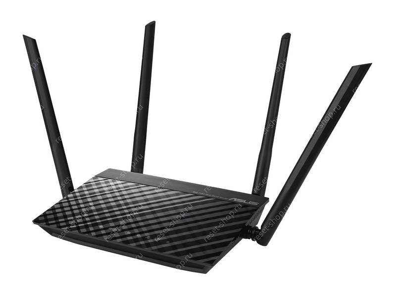 WiFi-маршрутизатор Б/У ASUS RT-AC1200 / WiFi 2.4ГГц 802.11a/b/g/n/ac, 4 порта 100Мб/сек / ДЕФЕКТ