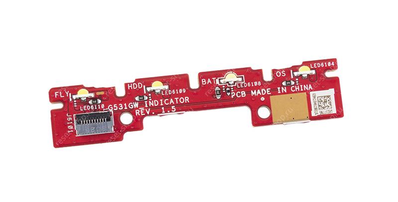 Плата LED-индикаторов ASUS G731GU ORIGINAL Rev 1.5