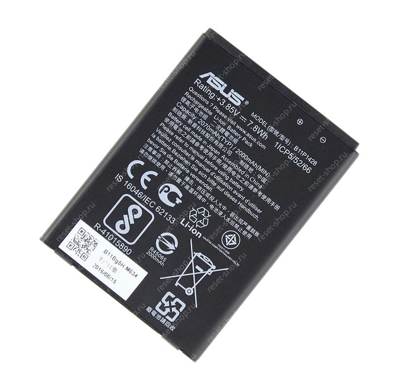 Батарея для смартфона Б/У ASUS (B11P1428) ZenFone Go ZB452KG ORIGINAL (3.85V, 2000mAh, 7.8Wh)