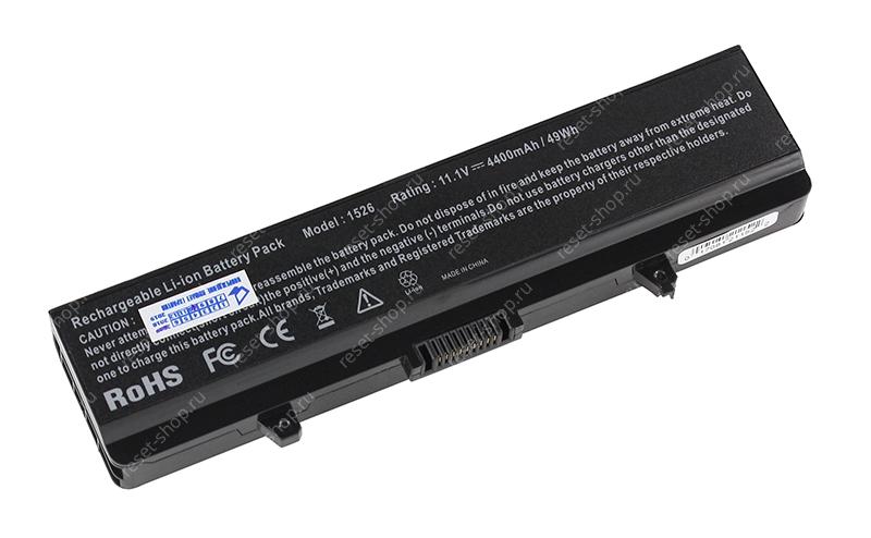 АКБ для ноутбука Dell (GW240) / 11.1V, 4400mAh / Inspiron 1525 черная