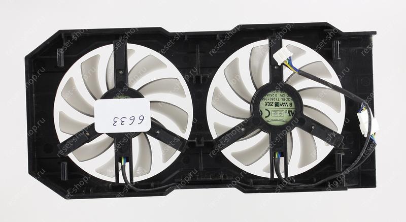 Вентиляторы для видеокарты Б/У ASUS GTX750TI-OC-2GD5 с рамкой