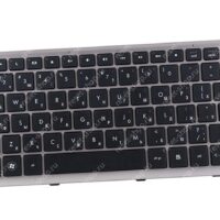 Клавиатура для ноутбука HP Pavilion dm3-1000 черная, рамка сиреневая