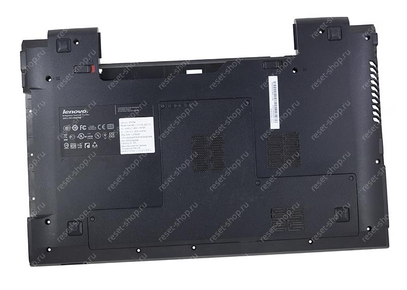 Корпус Б/У Lenovo B570E часть D (Нижняя часть) черный