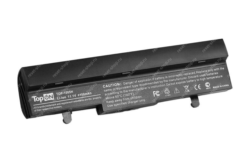 АКБ для ноутбука ASUS (AL32-1005) TopON / 11.1V, 4400mAh / Eee PC 1005 черная